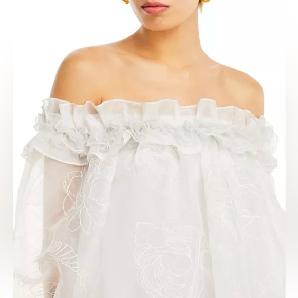 Cinq á Sept  Revolve Women’s Nava Ivory  Mini Dress. Size 2 - Picture 6 of 16